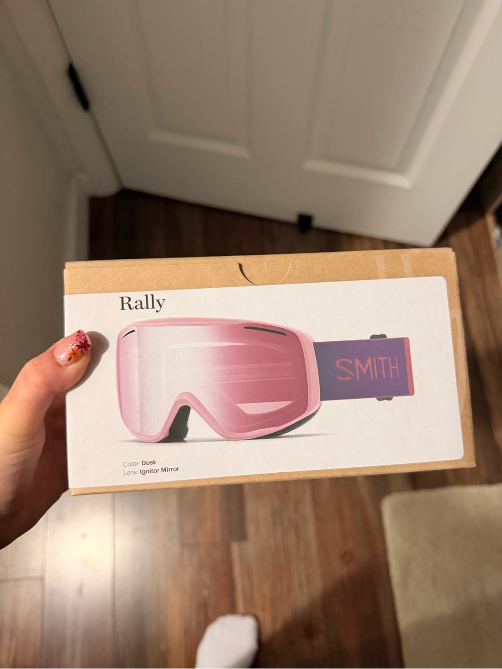 SMITH | Purple Blazer Rally Snow Ski Goggles w/ Anti Fog Ignitor Lens | NWT